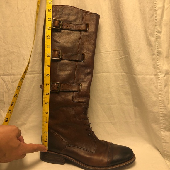 Vince Camuto Fenton Russet Buckle Riding Boot size 7 - Picture 10 of 14